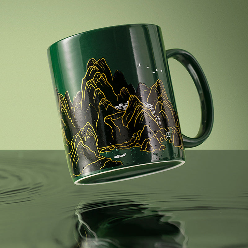A Thousand Li of Rivers and Mountains Thermochromic Mug