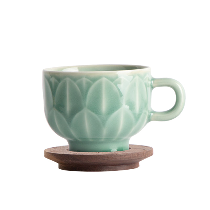Celadon Lotus Cup - Oriental Treasures