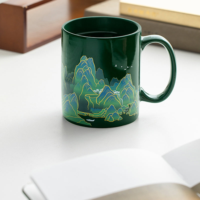 A Thousand Li of Rivers and Mountains Thermochromic Mug