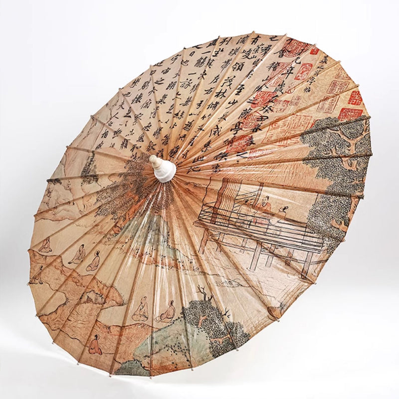 Traditional Chinese Oil-Paper Umbrella - Oriental Treasures