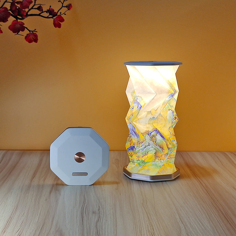 Foldable LED Night Light - Creative Rotating Eco-Friendly Design