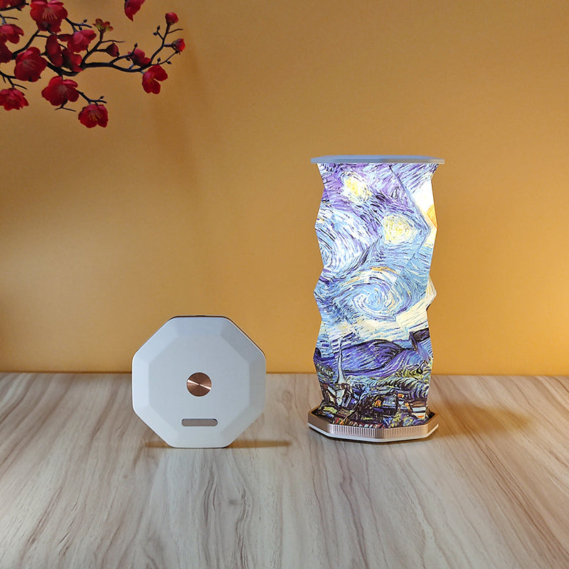 Foldable LED Night Light - Creative Rotating Eco-Friendly Design