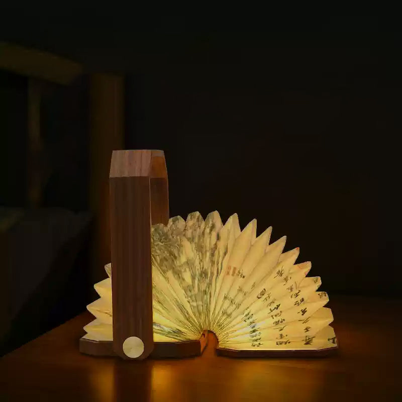 Origami Accordion Lamp - Unique Shape-Shifting Light Sculpture for Any Space