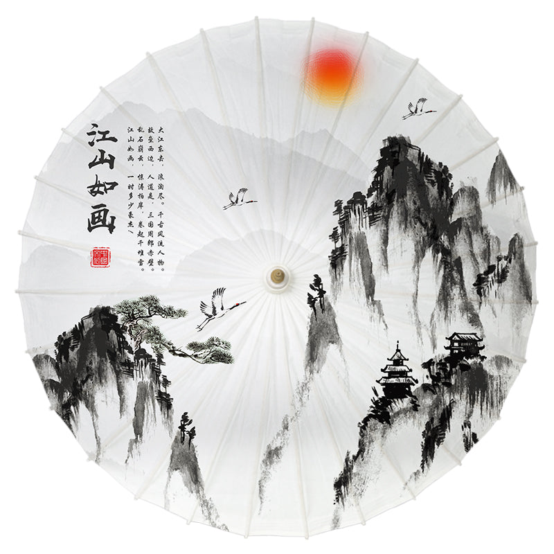 Traditional Chinese Oil-Paper Umbrella - Oriental Treasures