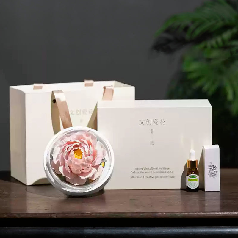 Scented Porcelain Flower Ornament (Intangible Cultural Heritage)