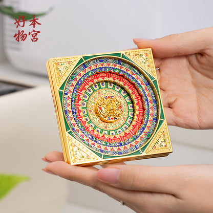 Wanchun Pavilion Multi-Layered Magnetic Caisson Fridge Magnet - Oriental Treasures