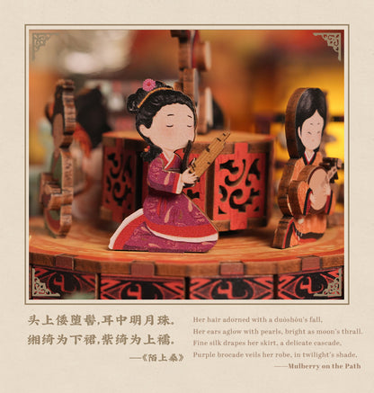 Han Dynasty Imperial DIY Wooden Music Box (Handcrafted) - Oriental Treasures