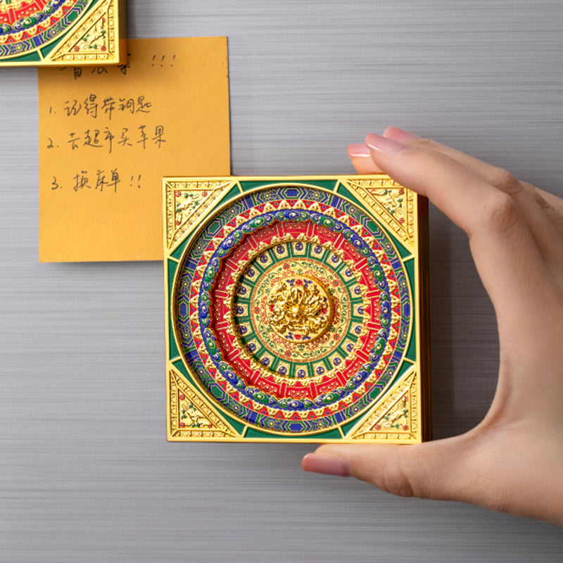 Wanchun Pavilion Multi-Layered Magnetic Caisson Fridge Magnet - Oriental Treasures