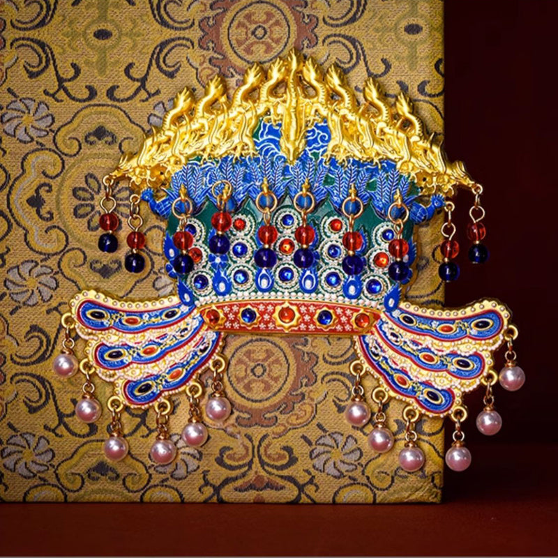 Phoenix Crown AR Metal Fridge Magnet - Oriental Treasures