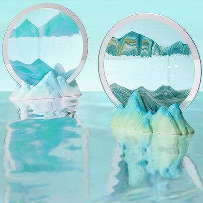 Thousand Miles of Rivers and Mountains Quicksand Painting - Decoration - Oriental Treasures