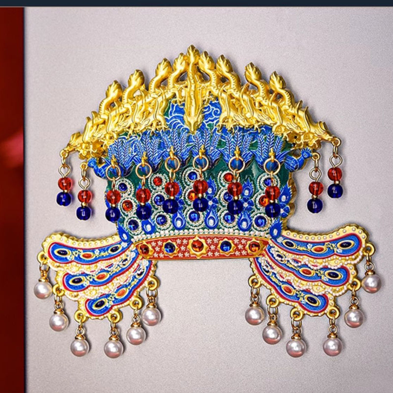 Phoenix Crown AR Metal Fridge Magnet - Oriental Treasures