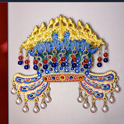 Phoenix Crown AR Metal Fridge Magnet - Oriental Treasures