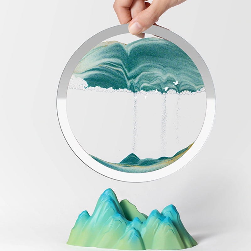 Thousand Miles of Rivers and Mountains Quicksand Painting - Decoration - Oriental Treasures