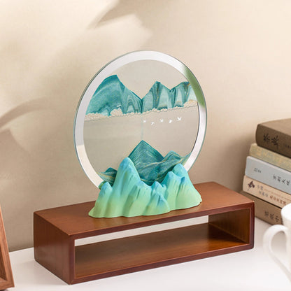 Thousand Miles of Rivers and Mountains Quicksand Painting - Decoration - Oriental Treasures