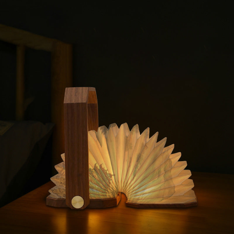Origami Accordion Lamp - Unique Shape-Shifting Light Sculpture for Any Space