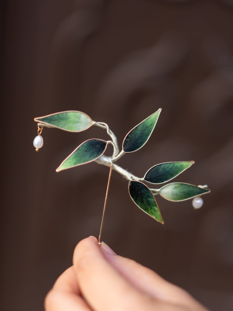 Yangzhou Silk Velvet Brooch - Intangible Cultural Heritage Flower Brooch