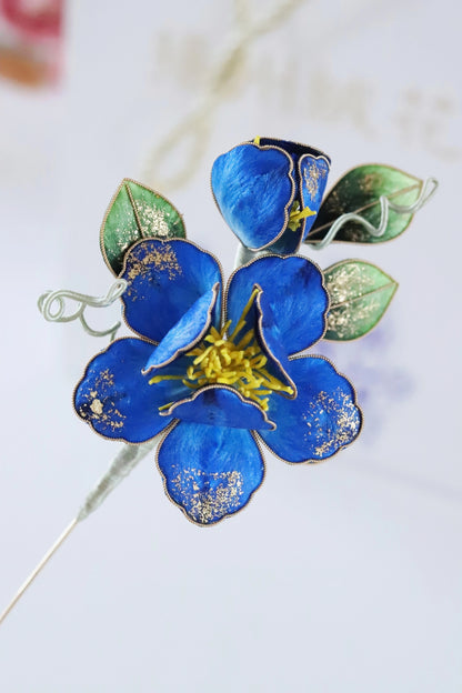 Yangzhou Silk Velvet Brooch - Intangible Cultural Heritage Flower Brooch