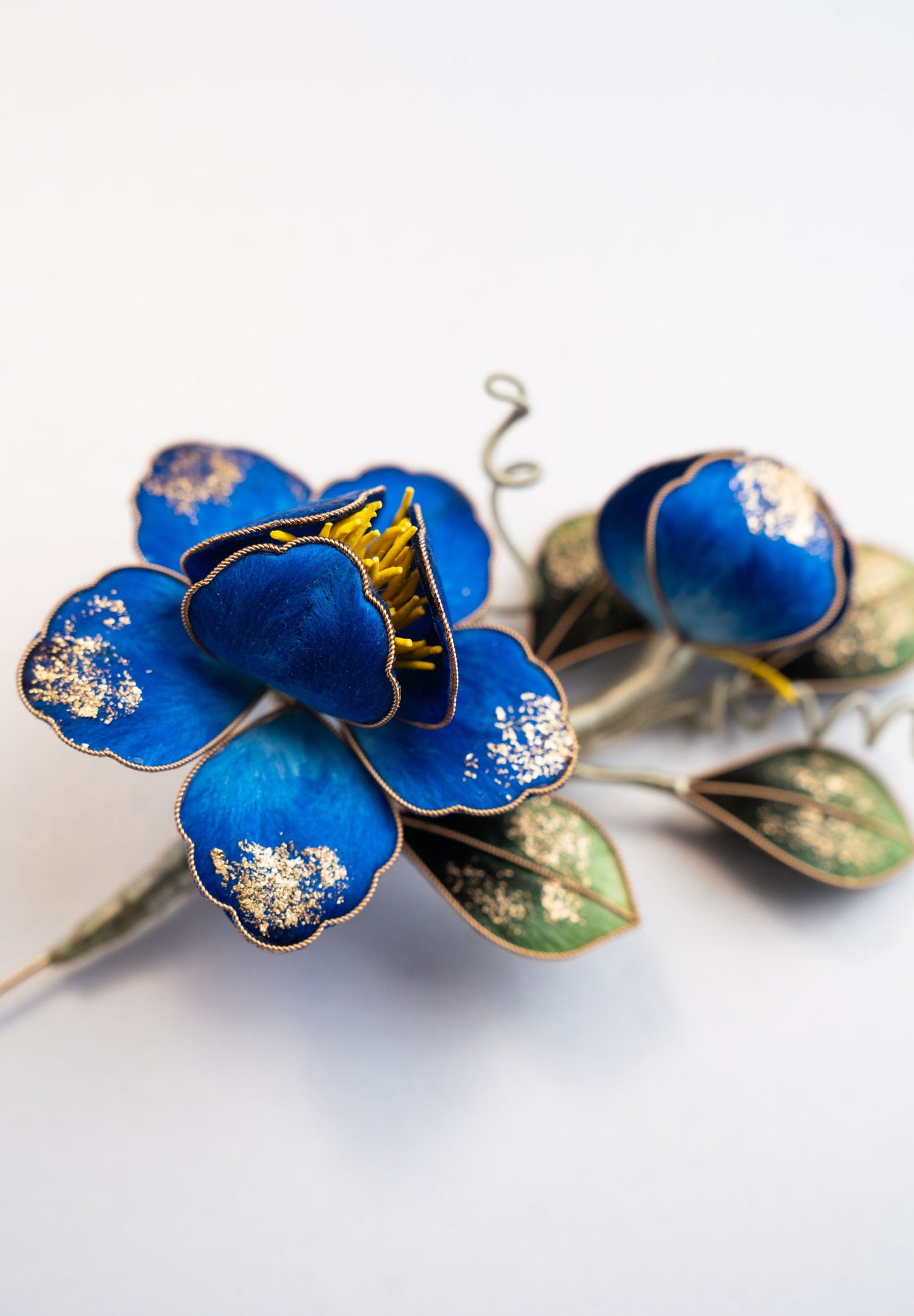 Yangzhou Silk Velvet Brooch - Intangible Cultural Heritage Flower Brooch
