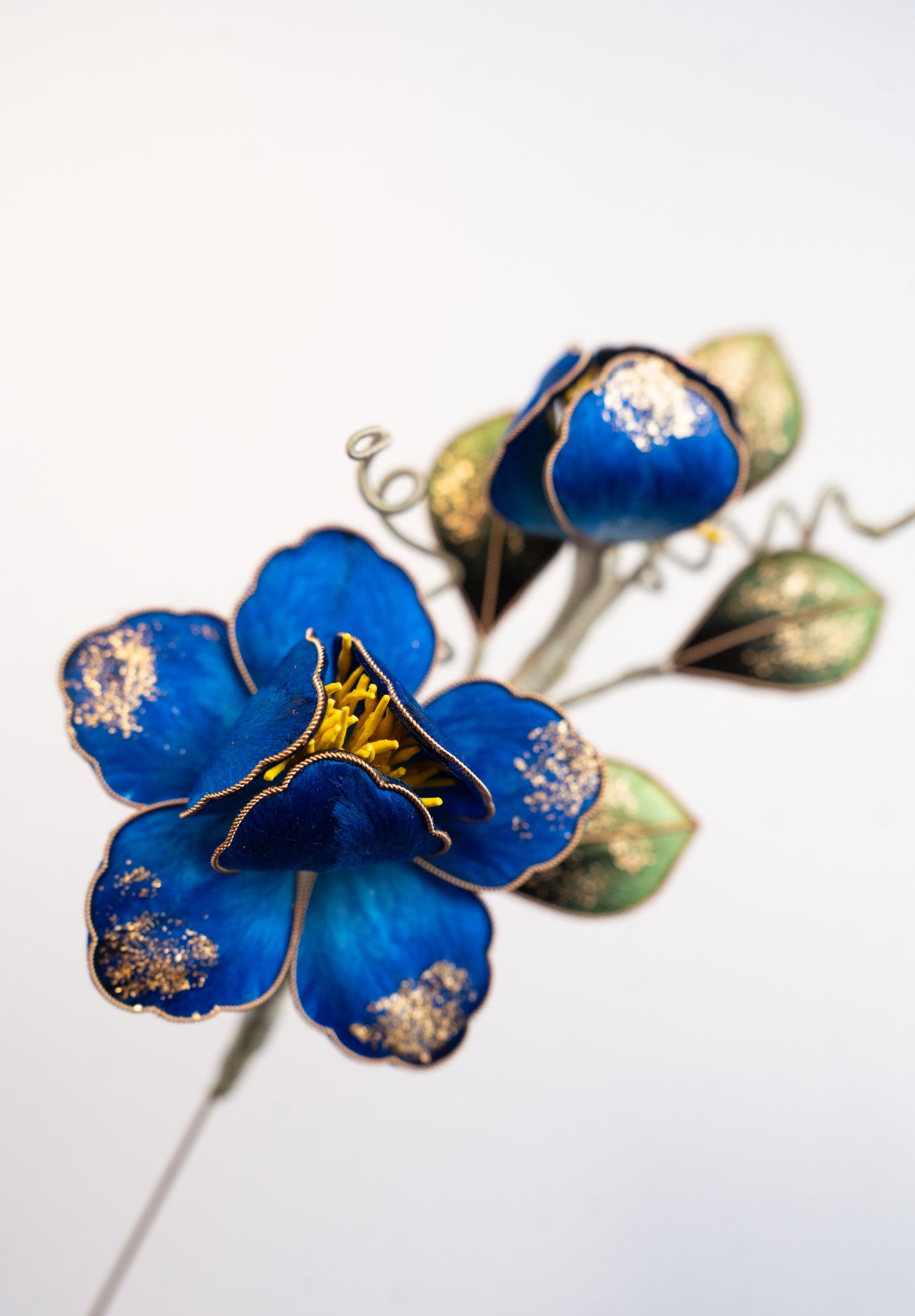Yangzhou Silk Velvet Brooch - Intangible Cultural Heritage Flower Brooch